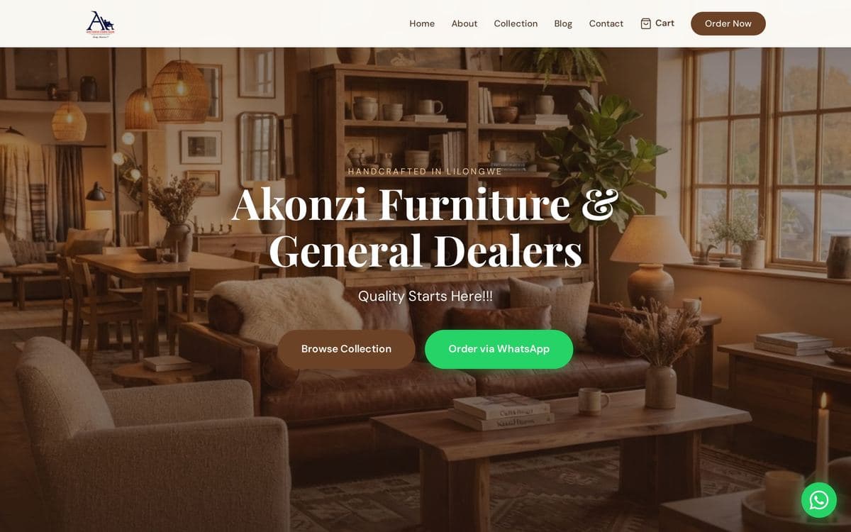Akonzi Sofa Furniture website